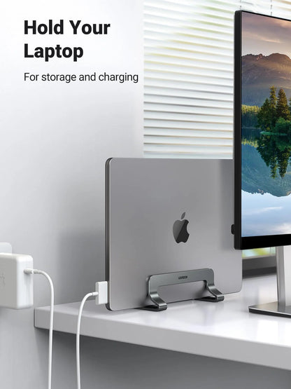 Soporte Vertical UGREEN LP258 para Laptop con grosor 12mm - 26mm, Plateado