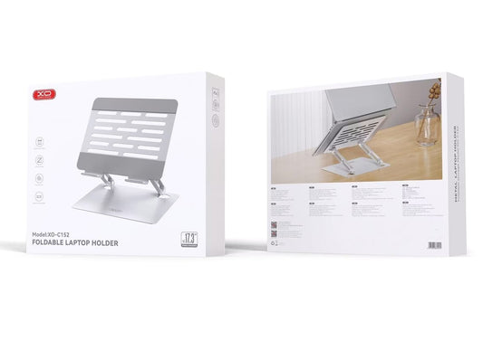 Soporte XO Design C152 para portátil máx. 17.3 pulgadas, Plateado