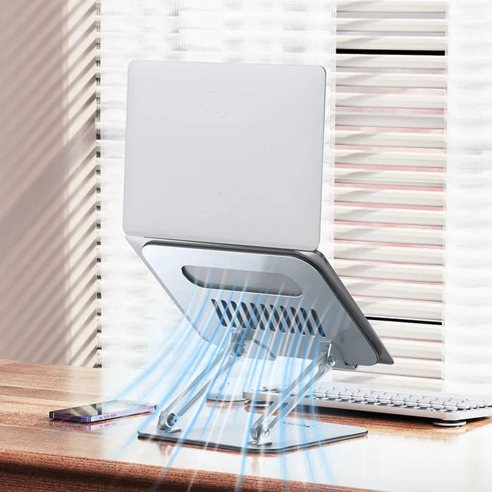 Soporte Yesido LP05 para Laptop 10inch - 17inch, Plateado.