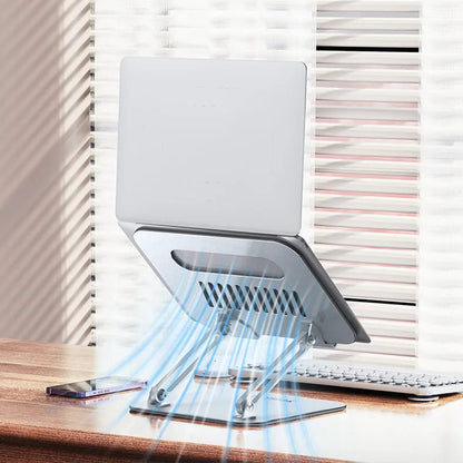 Soporte Yesido LP05 para Laptop 10inch - 17inch, Plateado.