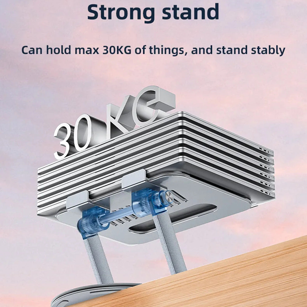 Soporte Yesido LP06 para Laptop 10inch - 17.3inch, Plateado