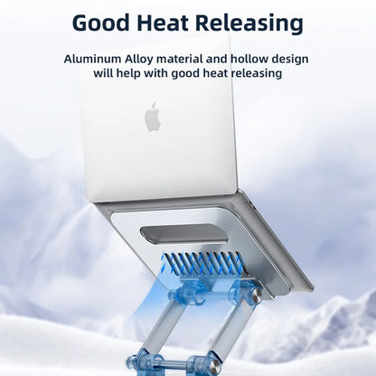 Soporte Yesido LP06 para Laptop 10inch - 17.3inch, Plateado