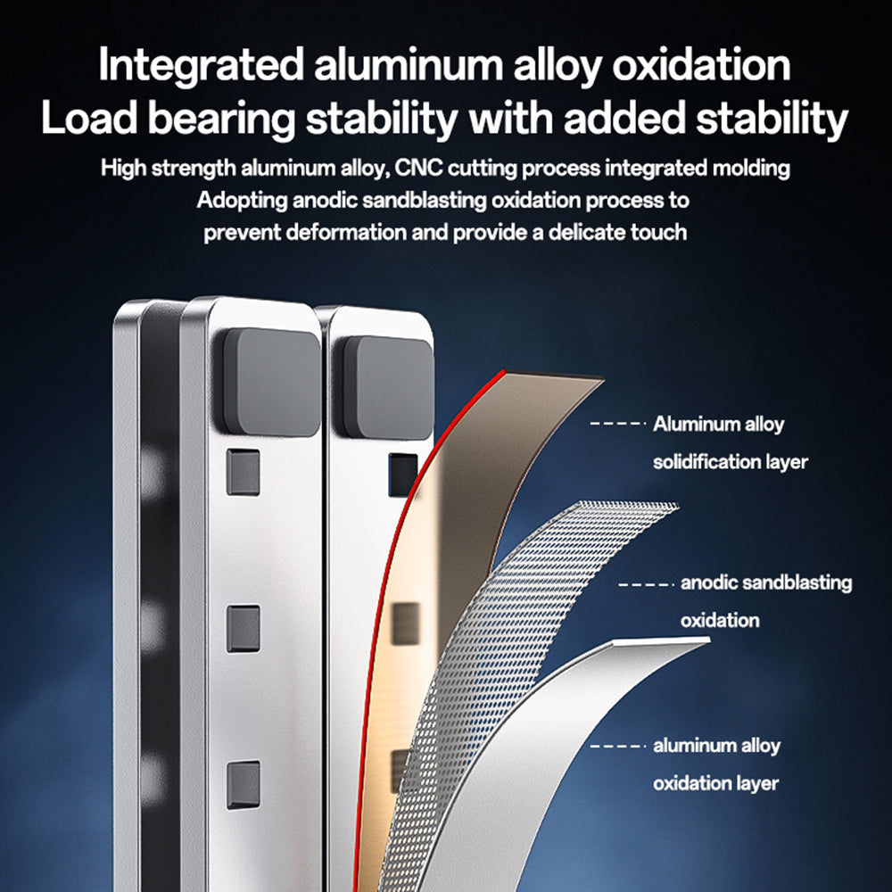 Soporte Yesido LP07 para Laptop 13 pulgadas - 20 pulgadas, Plateado