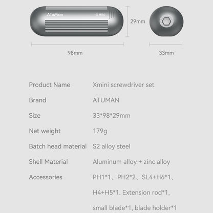 Destornillador ATuMan Xmini Pocket 