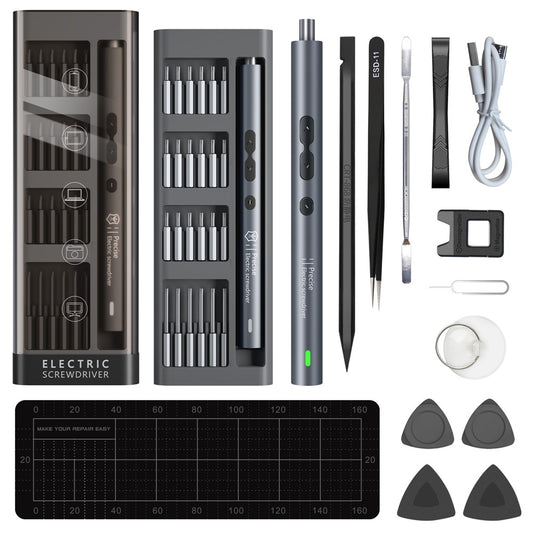 Destornillador Eléctrico King'sdun KS-882038, 62en1, Gris