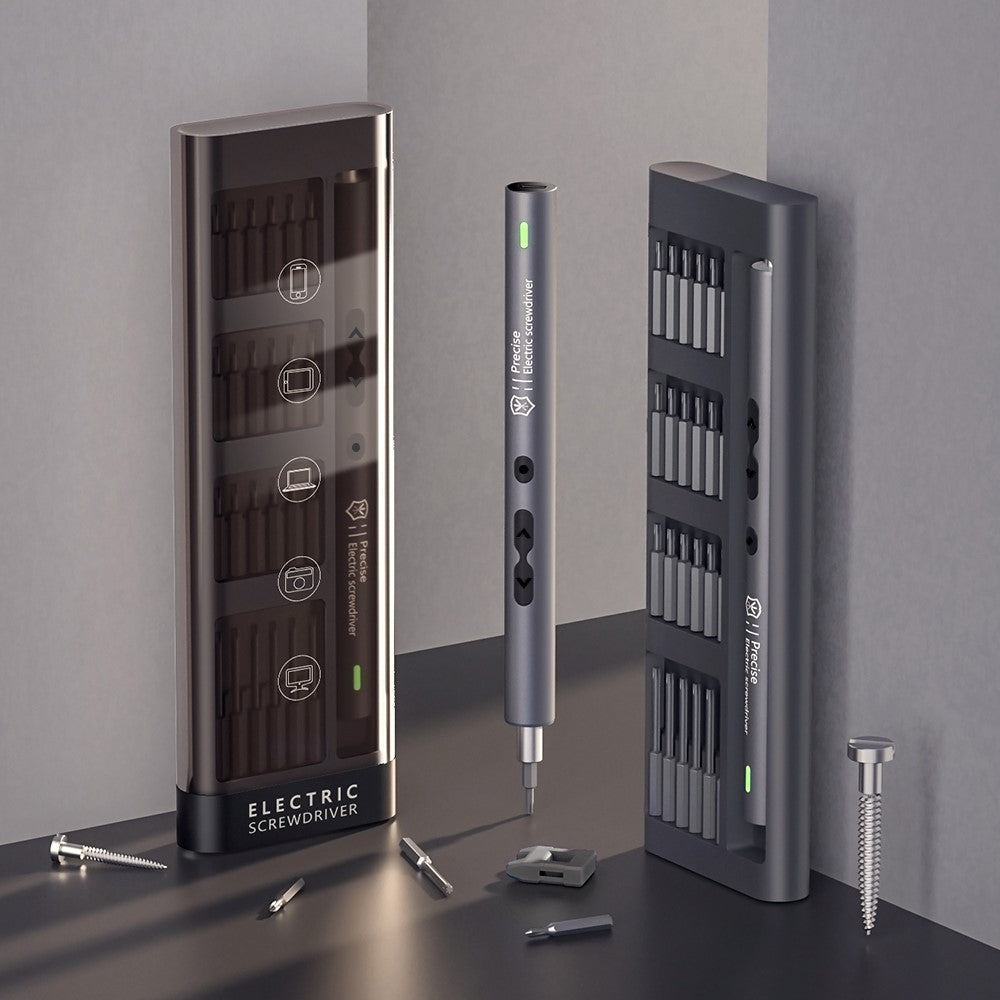 Destornillador Eléctrico King'sdun KS-882038, 62en1, Gris