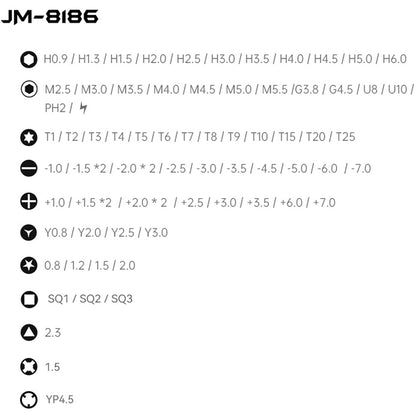 Surubelnita Jakemy JM-8186, 83en1