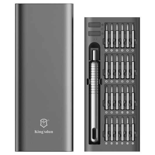 Destornillador King'sdun KS-840117, 51 en 1, Gris