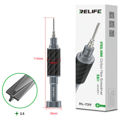 Destornillador Relife RL-729, Cruz Hueca 2.5mm