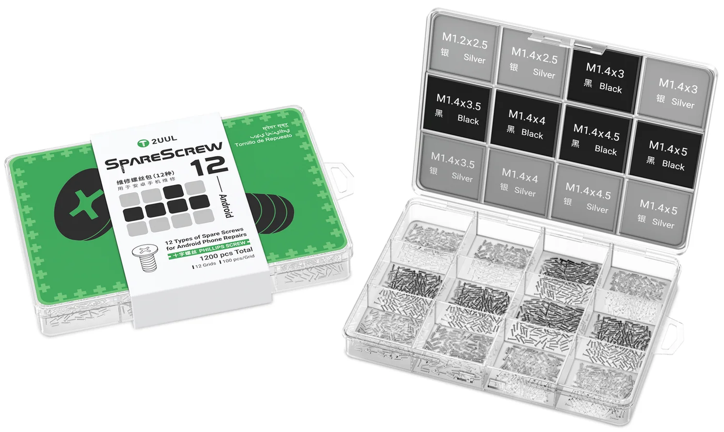 Tornillos 2UUL SC12 para Apple Android Series, 1200en1
