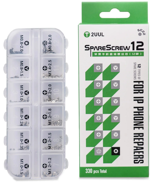 Tornillos 2UUL SC22 para la serie Apple iPhone, 330en1