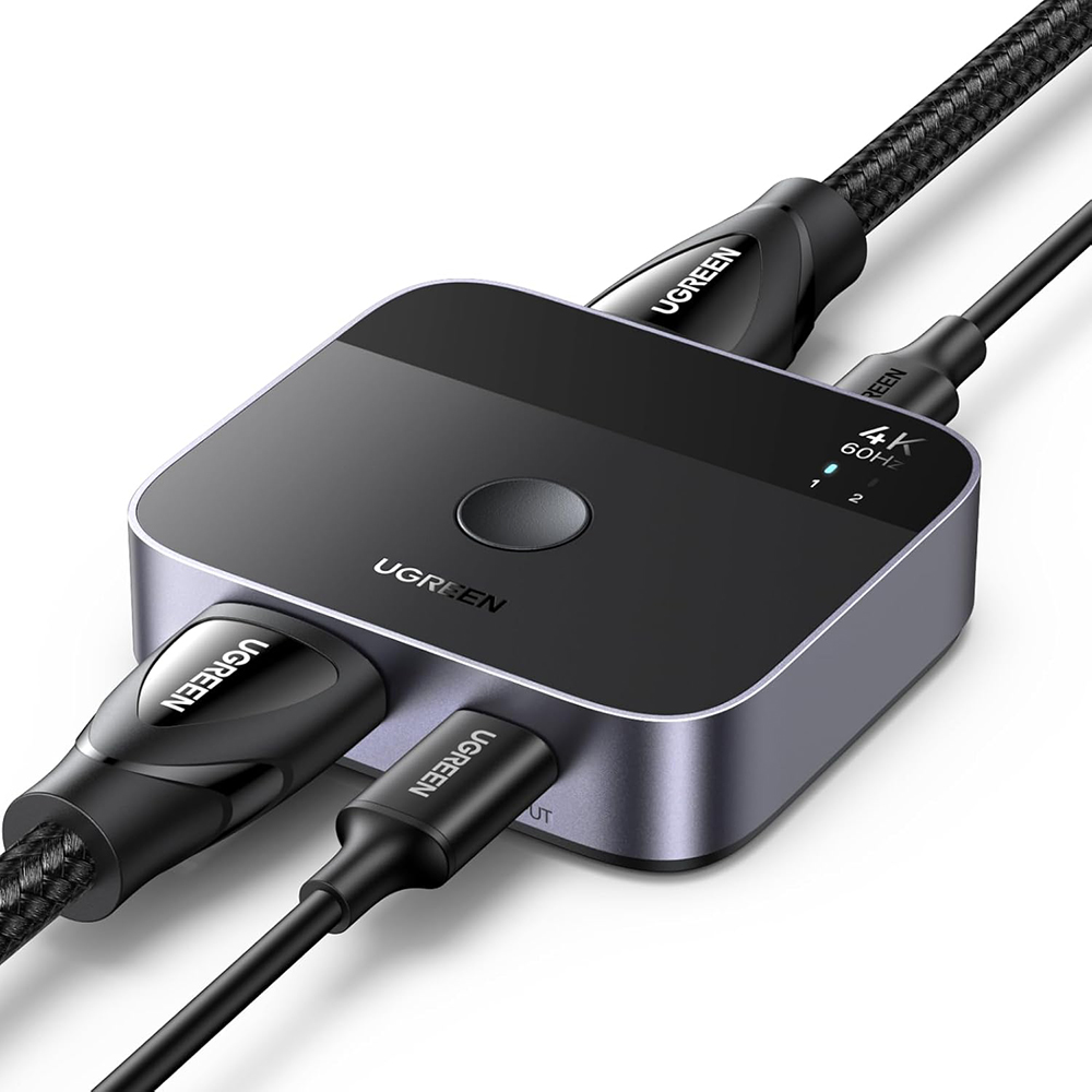 Switch de Video HDMI / USB-C UGREEN AW503 (55452), Gris, Reacondicionado
