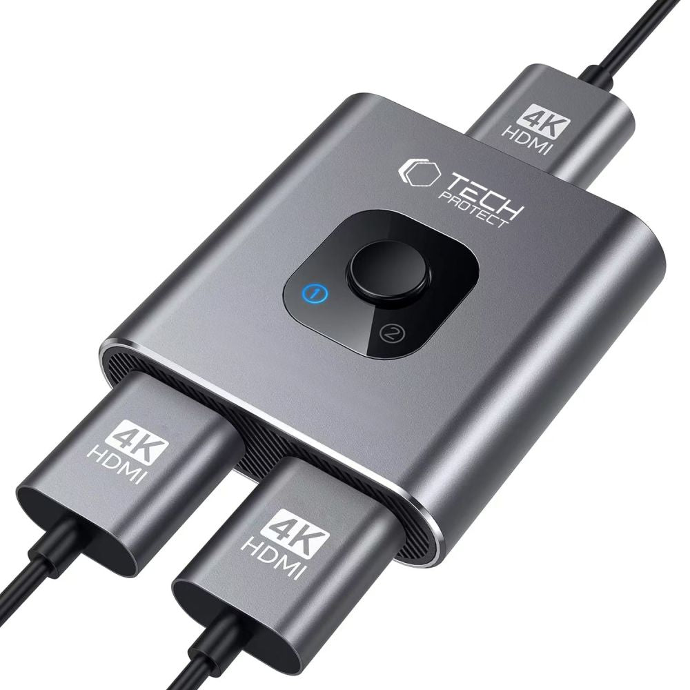 Switch Video HDMI Tech-Protect HB07, Gris