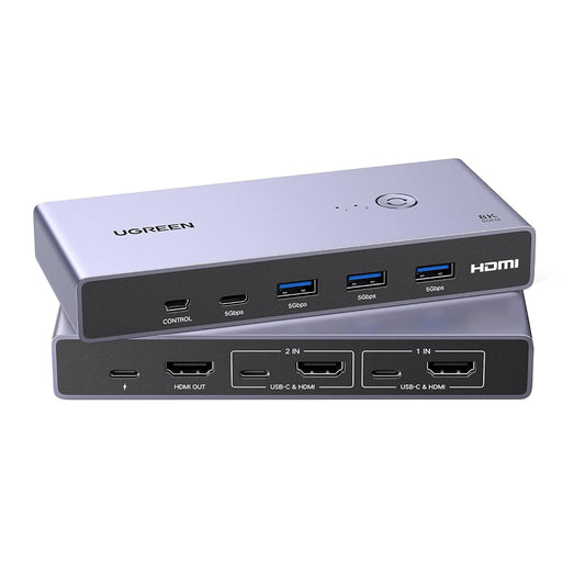 Switch Video UGREEN CM692, Gris