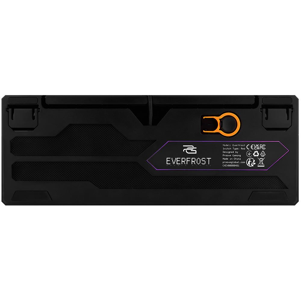 Teclado Gaming Wired USB Proove Everfrost, RGB, 1.8m, Negro CKEVEN00000401