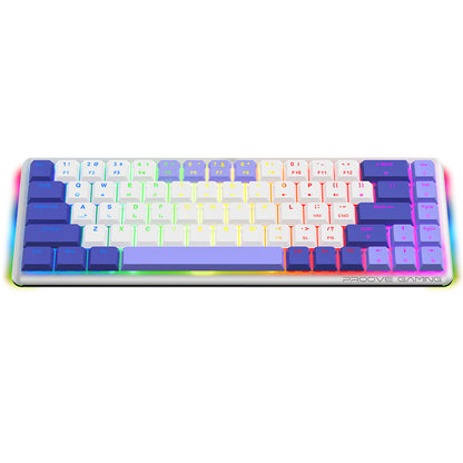 Teclado Gaming Inalámbrico Proove AFK, RGB, BT / Wi-Fi / Cableado, 1.5m, Blanco WKAFKEN22002