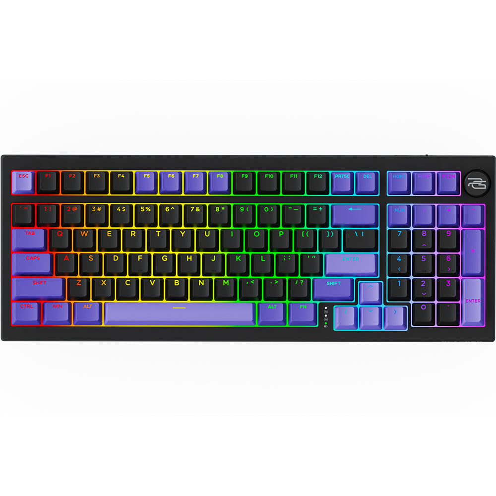 Teclado Gaming Inalámbrico Proove Slicker Pro, RGB, BT / Wi-Fi / Cableado, 1.8m, Negro WKSLPEN22416