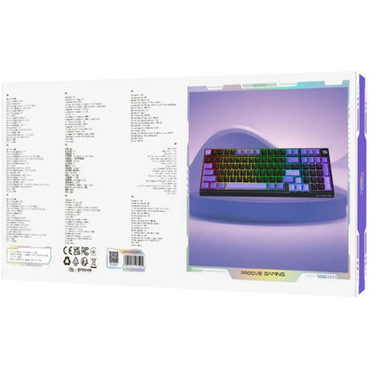 Teclado Gaming Inalámbrico Proove Slicker Pro, RGB, BT / Wi-Fi / Cableado, 1.8m, Negro WKSLPEN22416