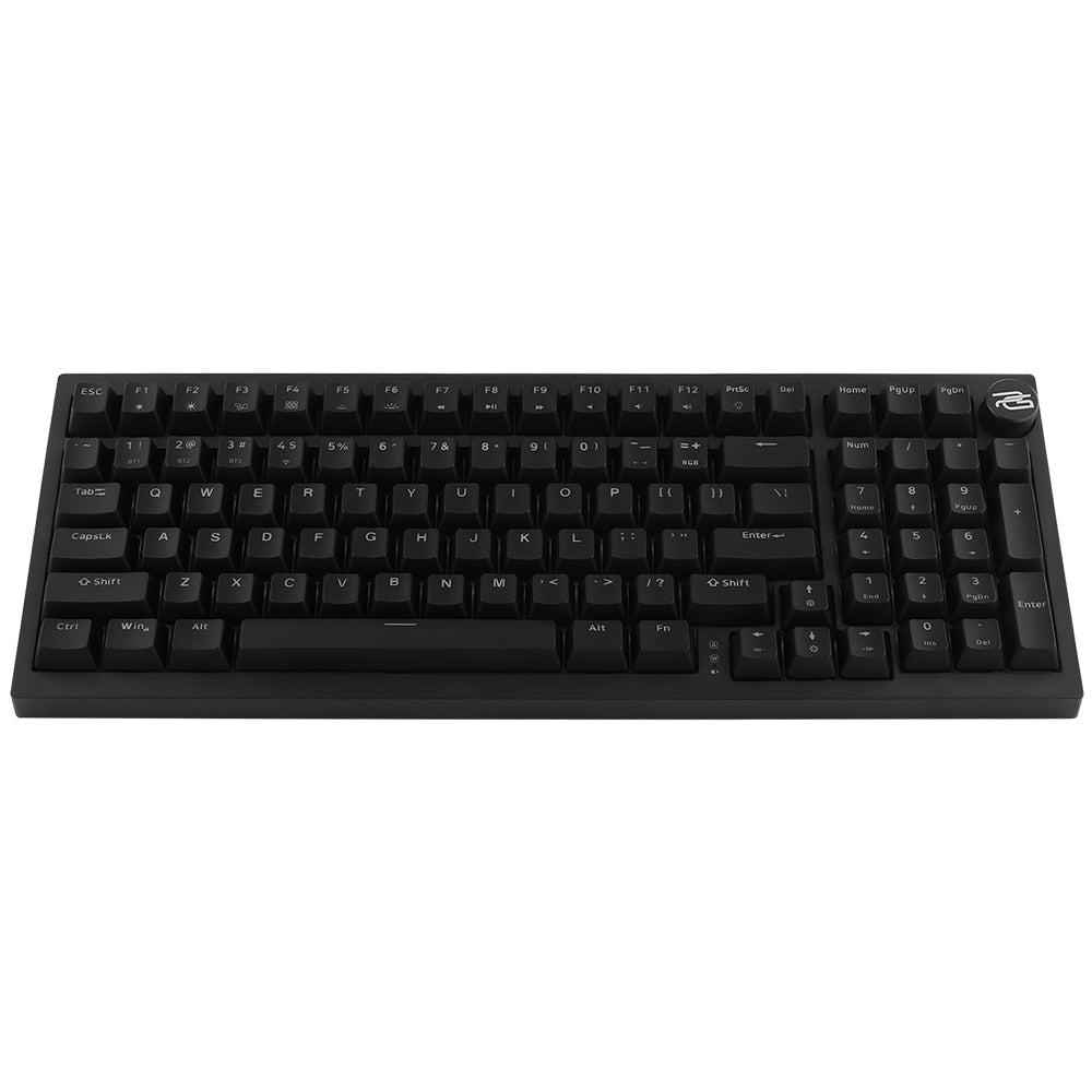 Teclado Gaming Inalámbrico Proove Slicker, RGB, BT / Wi-Fi / Cableado, 1.8m, Negro WKSLEN00022401