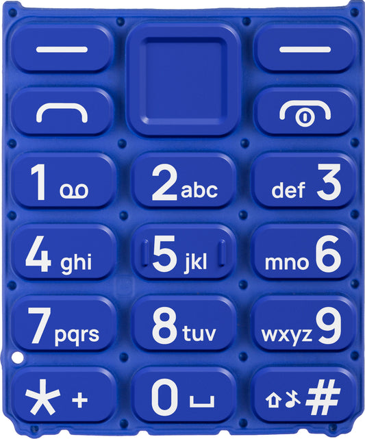 Teclado latino para HMD 105 / Nokia 105 (2024), azul