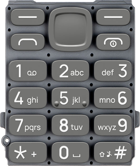Teclado Latino HMD 130 Music, Gris, Paquete de Servicio SP20Z14Z1457Y