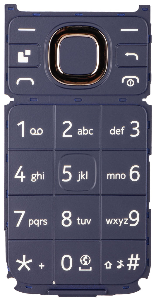 Teclado Latino HMD 2660 Flip, Morado, Paquete de Servicio 5010001250SH0