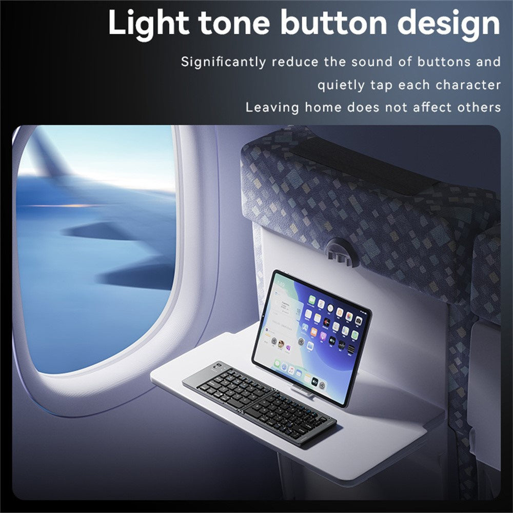 Yesido KB27 Foldable Bluetooth Keyboard, Black
