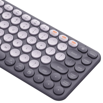 Baseus K01A Teclado Inalámbrico Tri-Mode, BT / Wi-Fi, Gris B009009555550383333-00