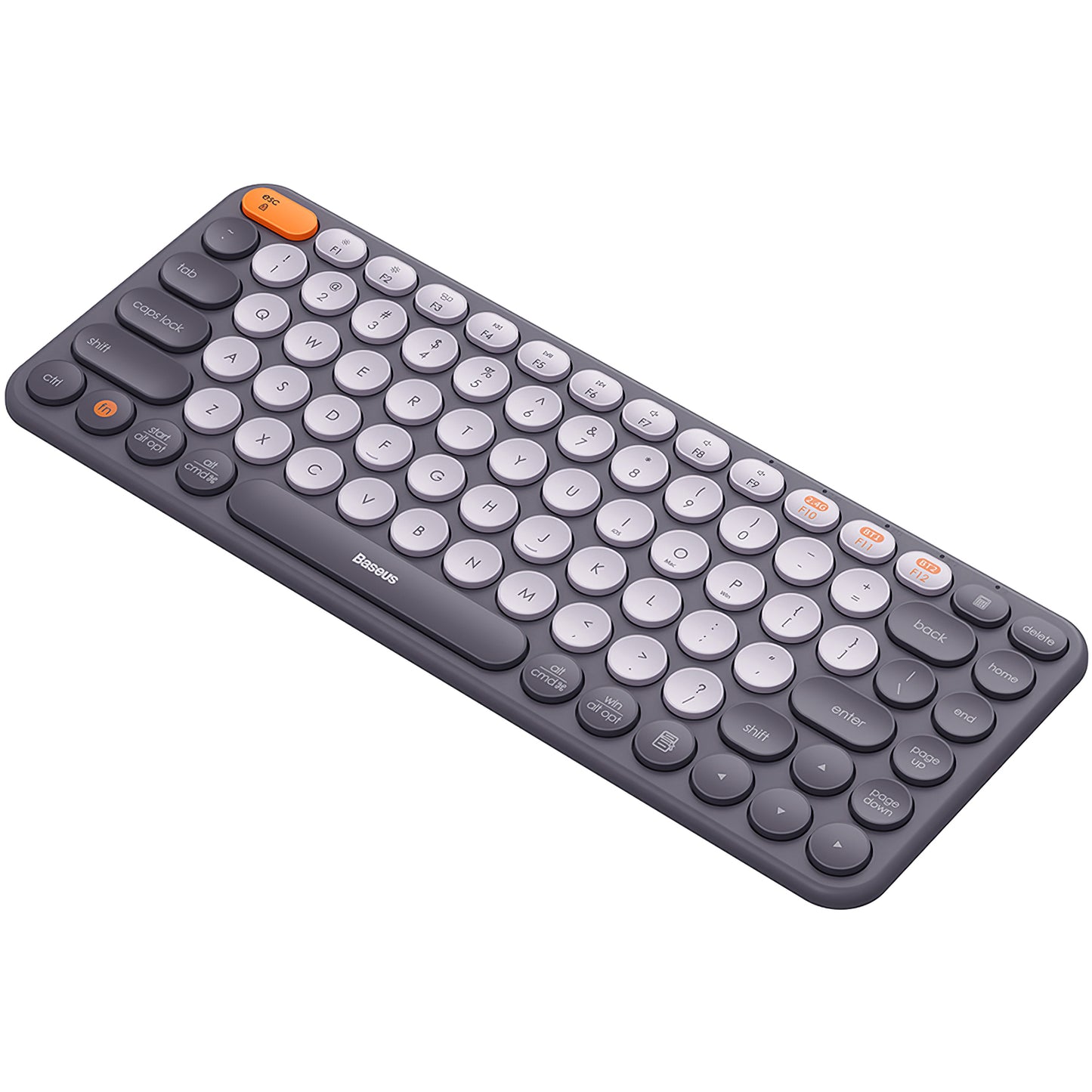 Baseus K01A Teclado Inalámbrico Tri-Mode, BT / Wi-Fi, Gris B009009555550383333-00