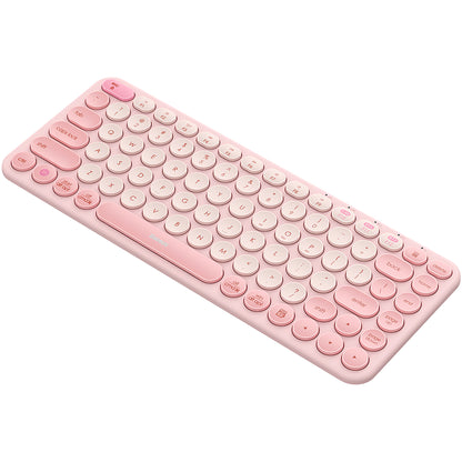 Baseus K01A Teclado inalámbrico trimodal, BT / Wi-Fi, rosa B009009555550341313-00