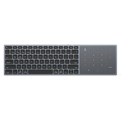 Teclado inalámbrico DUX DUCIS LK, BT / Wi-Fi, Negro