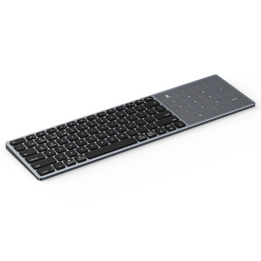 Teclado inalámbrico DUX DUCIS LK, BT / Wi-Fi, Negro