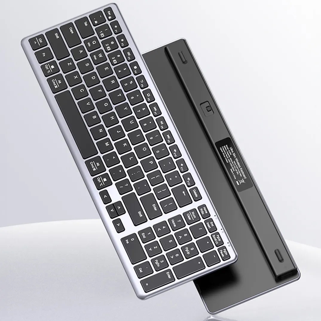 Teclado Inalámbrico UGREEN KU005, BT / Wi-Fi, Gris