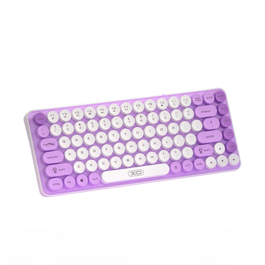 Teclado inalámbrico XO Design KB-12, BT / Wi-Fi, Morado