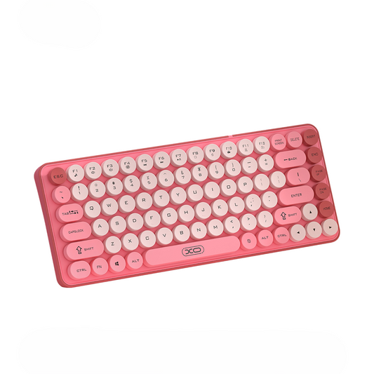 Teclado Inalámbrico XO Design KB-12, BT / Wi-Fi, Rosa