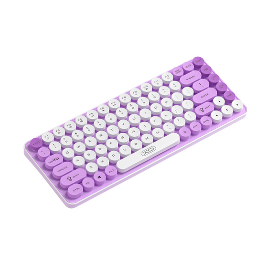 Teclado inalámbrico XO Design KB-12, BT / Wi-Fi, Morado