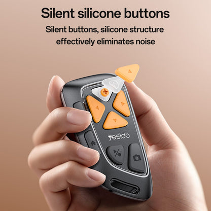 Mando a Distancia Bluetooth Multimedia Yesido SF25, Negro