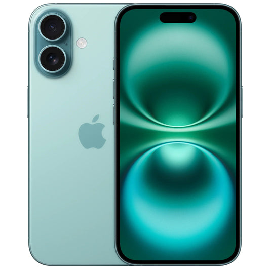 Teléfono Móvil Apple iPhone 16, 128GB, Teal MYED3ZD/A
