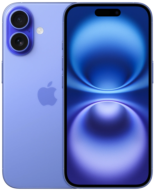 Teléfono Móvil Apple iPhone 16, 128GB, Ultramarine India Spec MYECHN/A
