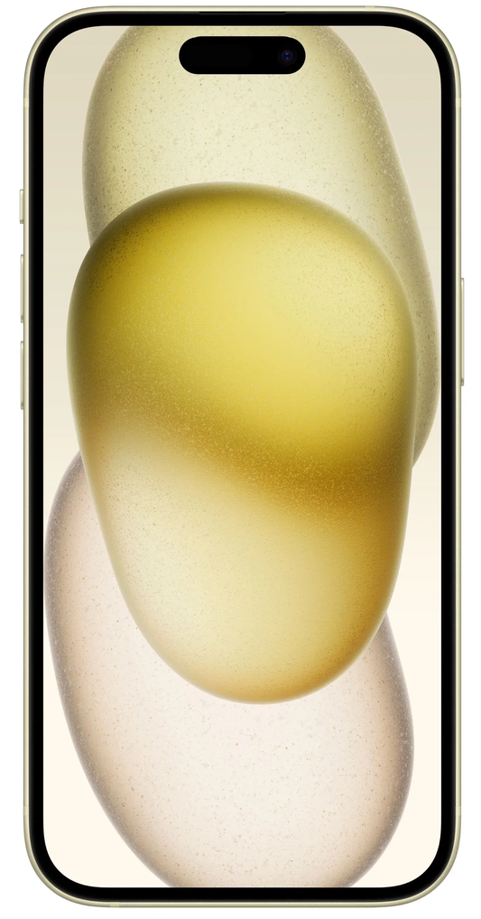 Teléfono Móvil Apple iPhone 15, 128GB, Amarillo MTP23ZD/A