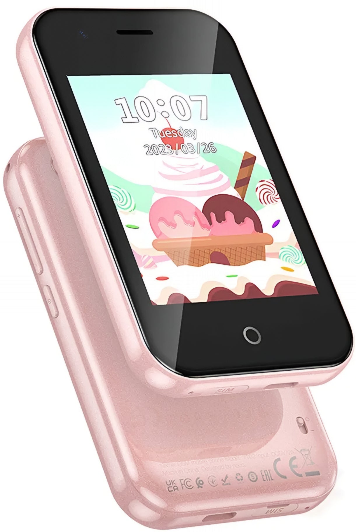 Teléfono Móvil HOCO Y102 Kids, 2G, Pantalla 2.8 pulgadas, Rosa