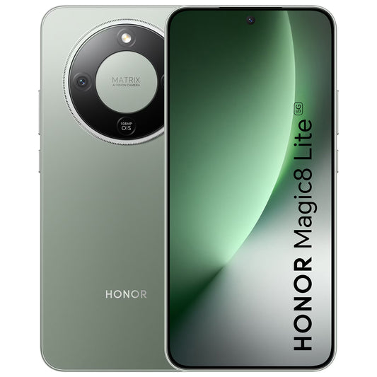 Teléfono Móvil Honor Magic8 Lite 5G Dual SIM, 256GB, 8GB, Forest Green 5109BYQU