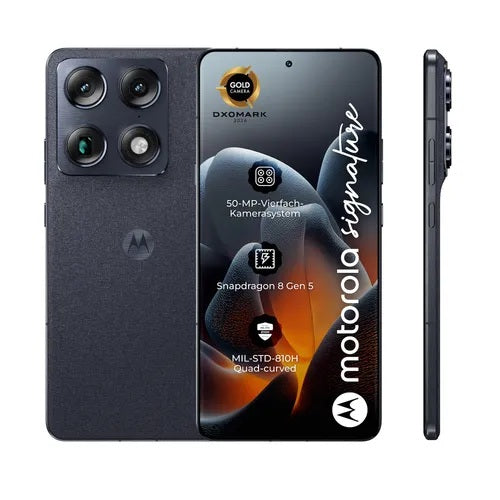 Teléfono Móvil Motorola Signature 5G, 512GB, 16GB, Pantone Carbon PBAB0002SE