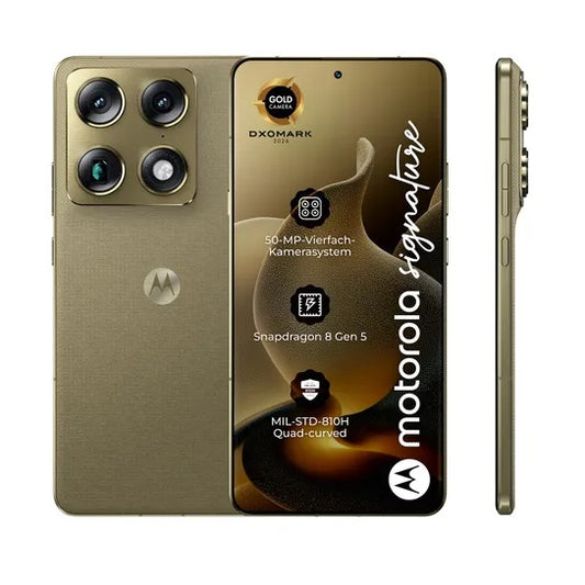 Teléfono Móvil Motorola Signature 5G, 512GB, 16GB, Pantone Olive PBAB0003SE