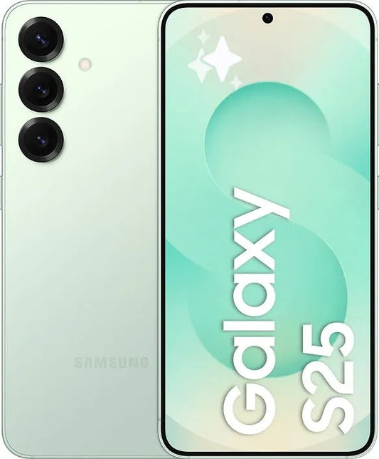 Teléfono Móvil Samsung Galaxy S25, 128GB, 12GB, Menta SM-S931BLGDEUB