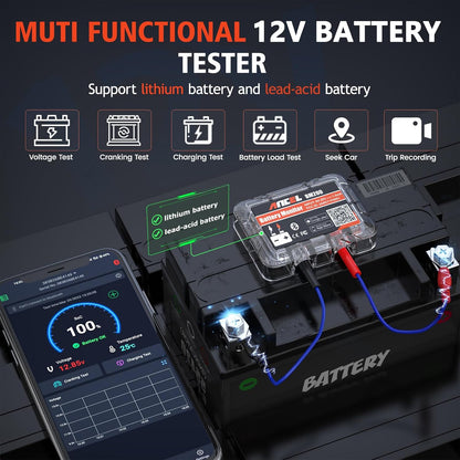 Tester Bluetooth Monitor de Batería de Auto Ancel BM200