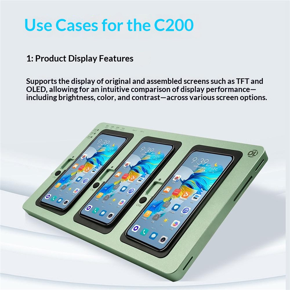 Tester de pantalla DLN C200 para Apple iPhone X - Serie 15 Plus