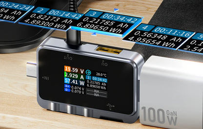 Tester de Servicio Fnirsi FNAC-28, USB-A / USB-C