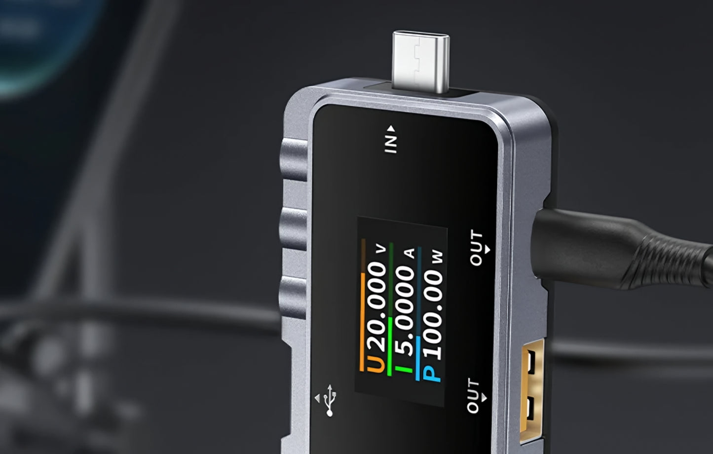 Tester de Servicio Fnirsi FNAC-28, USB-A / USB-C
