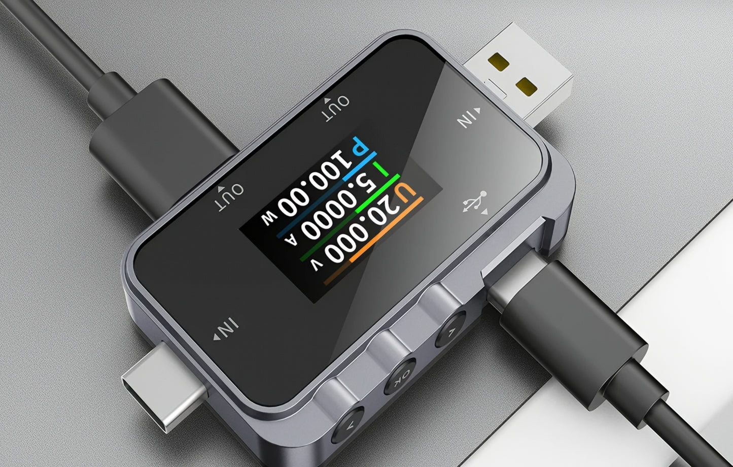 Tester de Servicio Fnirsi FNAC-28, USB-A / USB-C